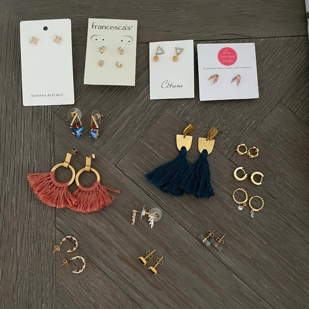 16 pairs! **Earrings Mega-Bundle**